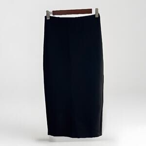 MWT Good American Skirt Scuba Pencil Black Size 1 Small